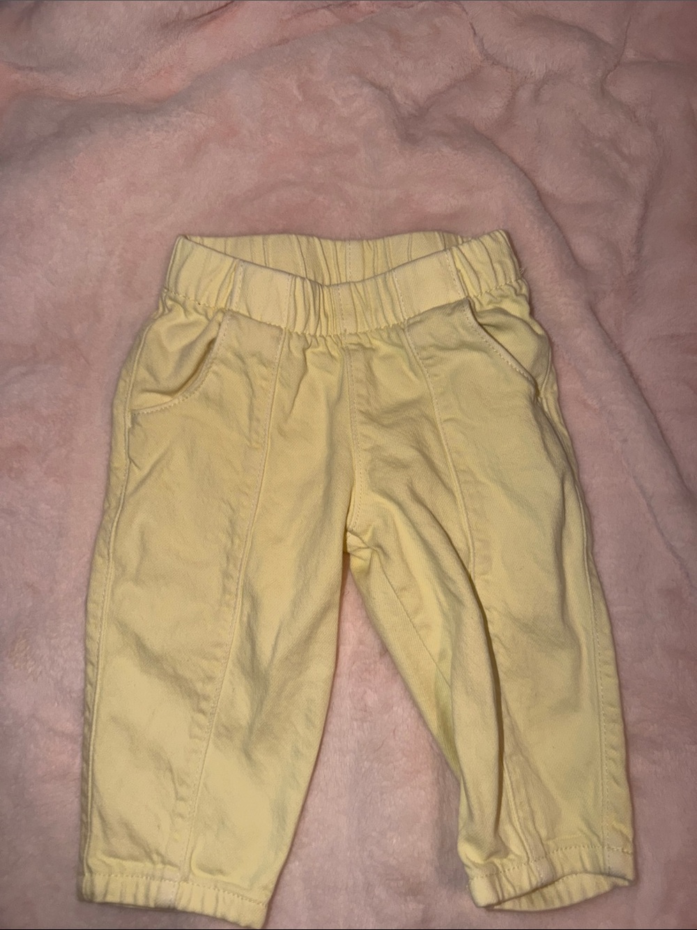 Cat & Jack Pale Yellow Jogger Pants for Kids